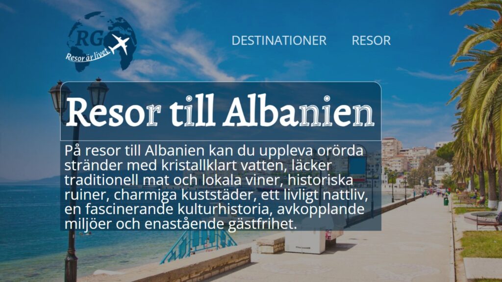 resor till albanien