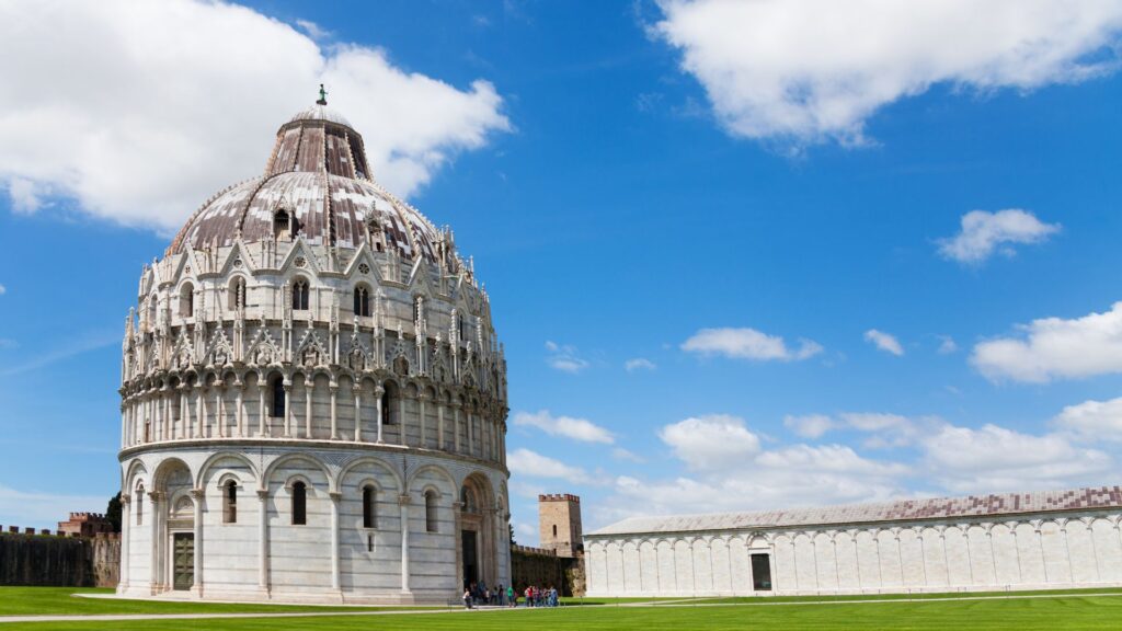 resa till pisa Dopkapellet i Pisa