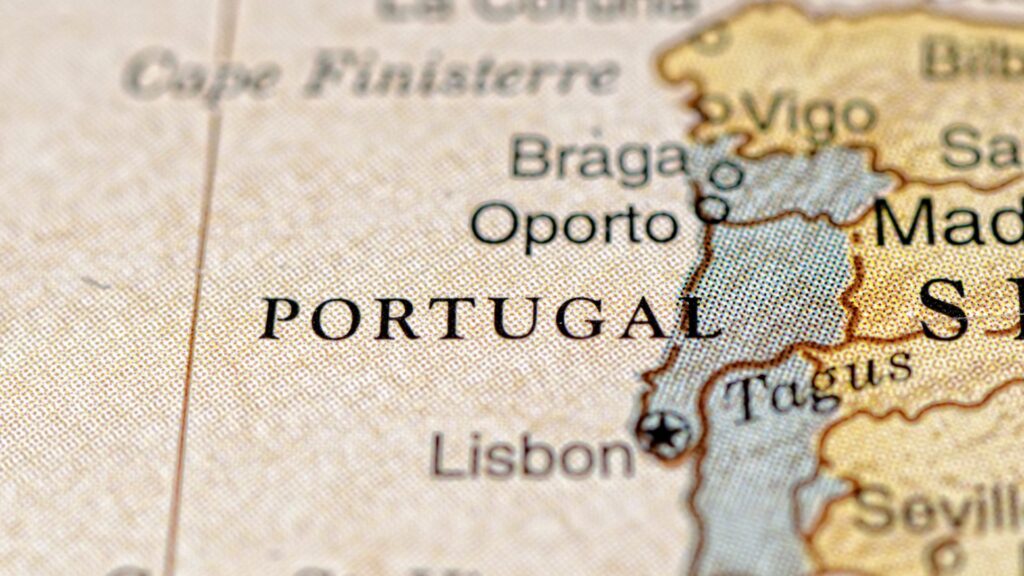 portugal karta